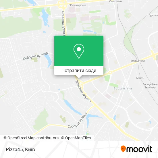 Карта Pizza45