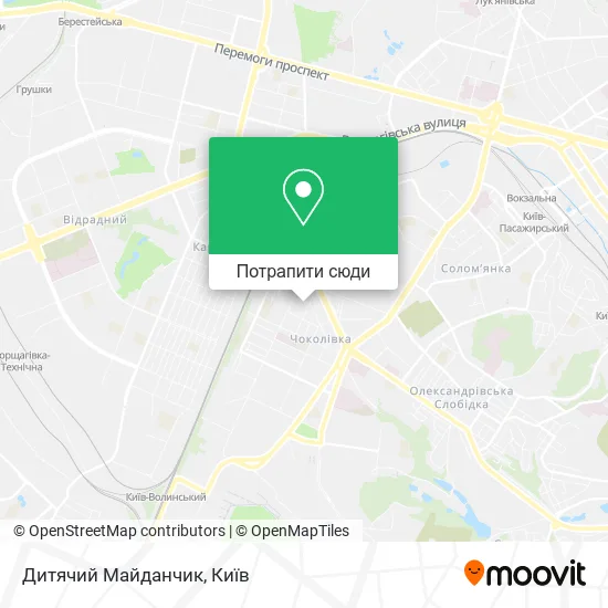 Карта Дитячий Майданчик