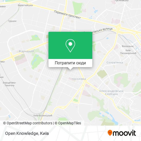 Карта Open Knowledge