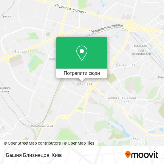 Карта Башня Близнецов