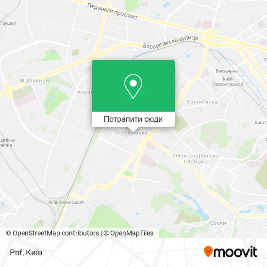 Карта Pnf