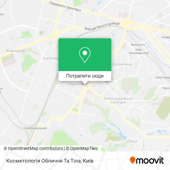 Карта Косметологія Обличчя Та Тіла