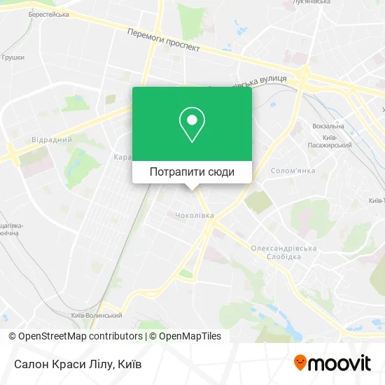 Карта Салон Краси Лілу