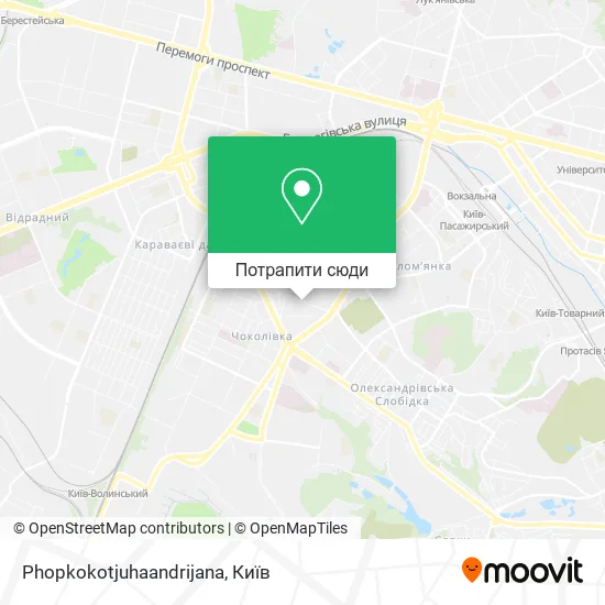 Карта Phopkokotjuhaandrijana