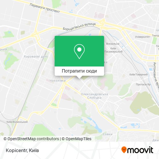 Карта Kopicentr