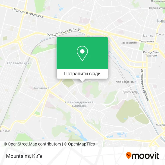 Карта Mountains