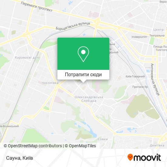 Карта Сауна