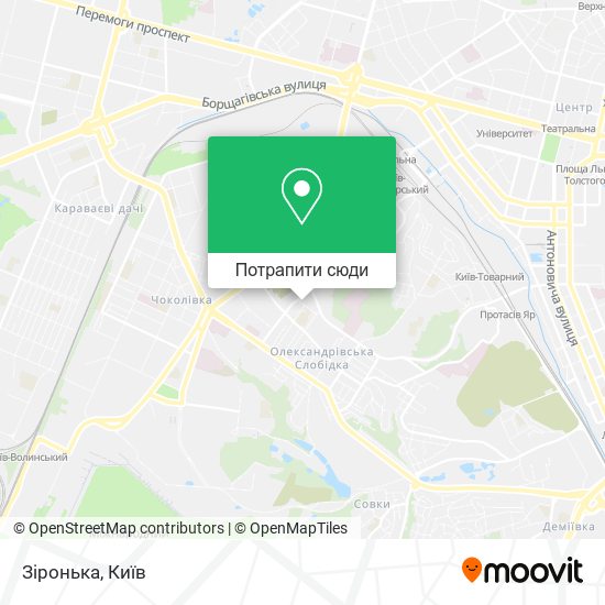 Карта Зіронька