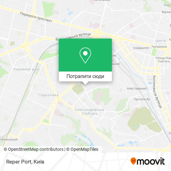 Карта Reper Port