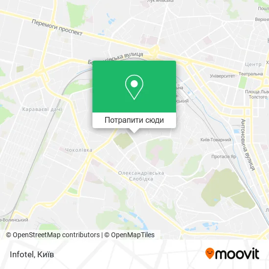 Карта Infotel