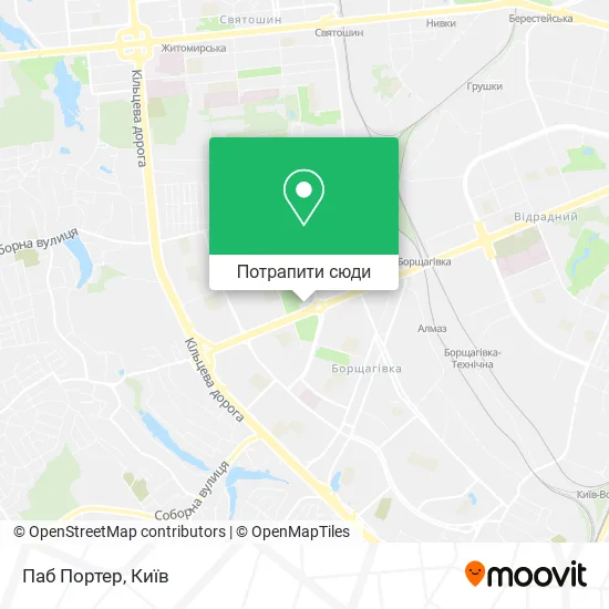 Карта Паб Портер