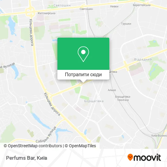 Карта Perfums Bar