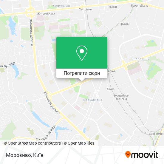 Карта Морозиво
