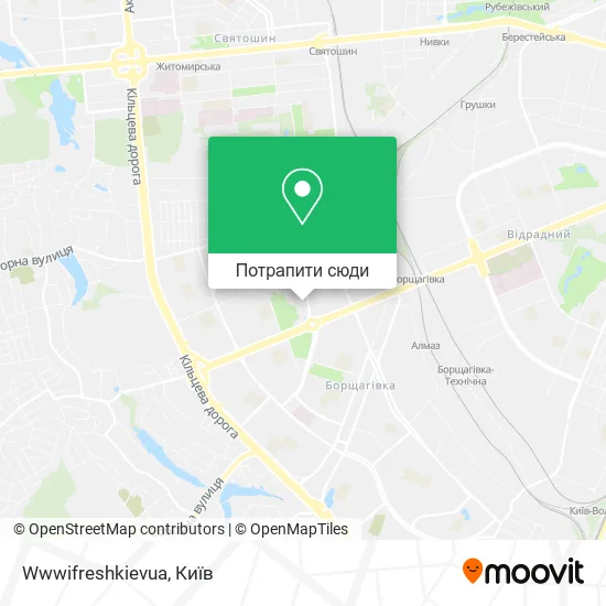 Карта Wwwifreshkievua