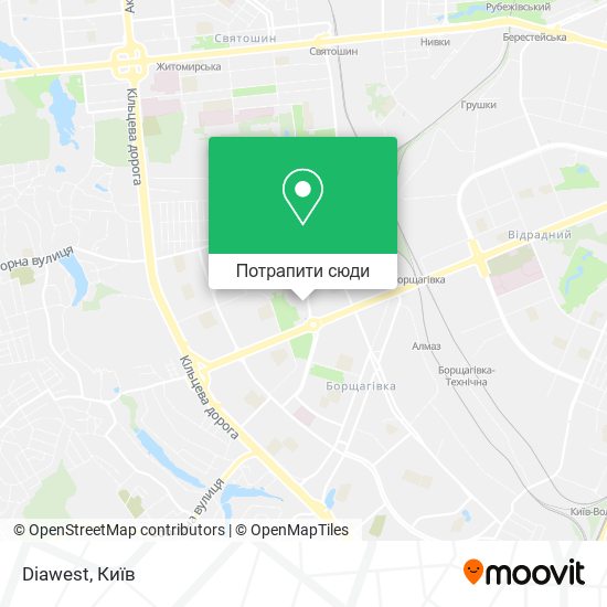 Карта Diawest