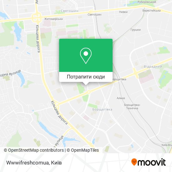 Карта Wwwifreshcomua