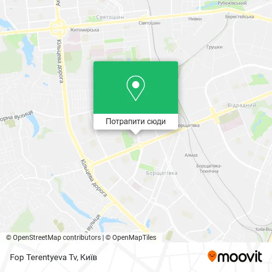 Карта Fop Terentyeva Tv