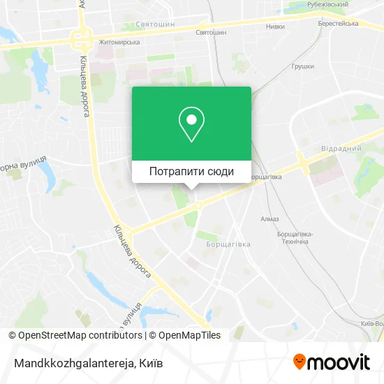Карта Mandkkozhgalantereja
