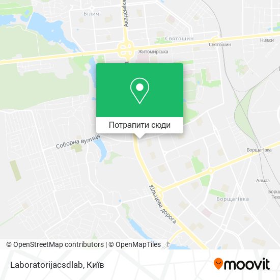 Карта Laboratorijacsdlab