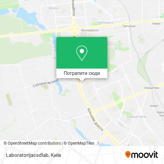 Карта Laboratorijacsdlab