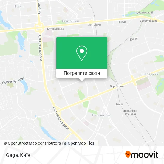 Карта Gaga
