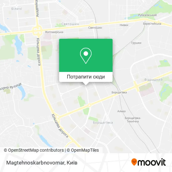 Карта Magtehnoskarbnovomar