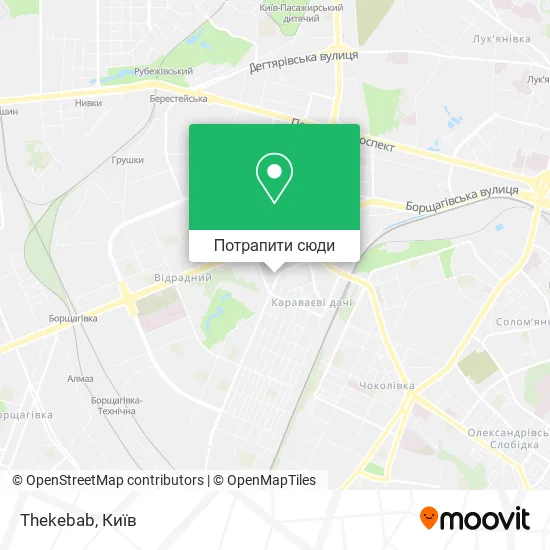 Карта Thekebab
