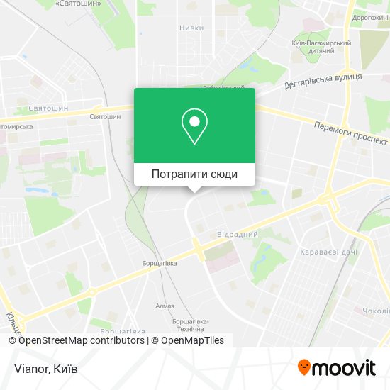 Карта Vianor