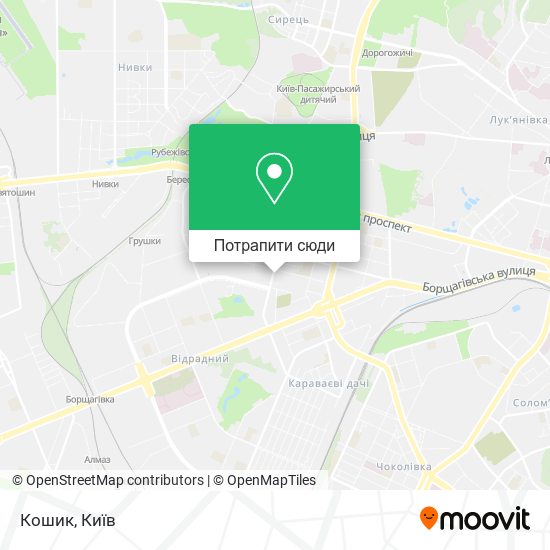 Карта Кошик