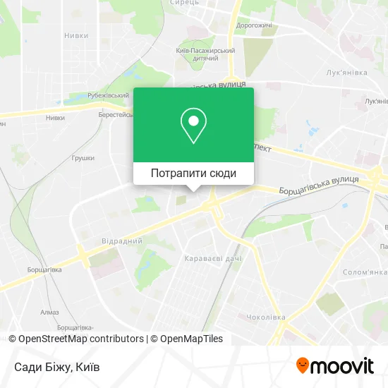 Карта Сади Біжу