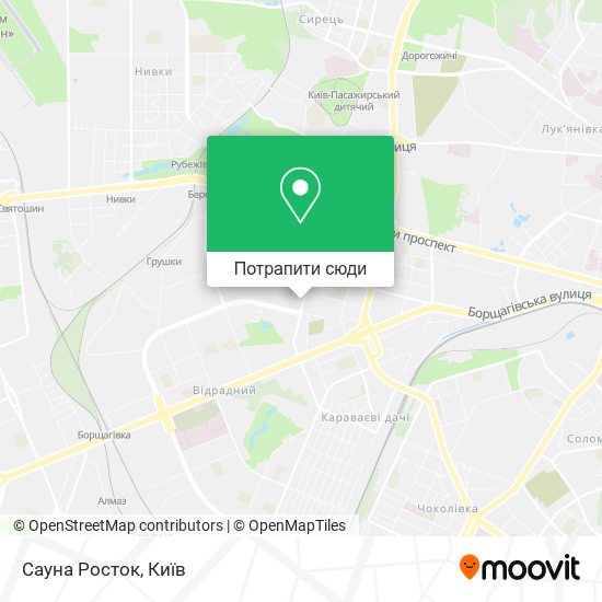 Карта Сауна Росток