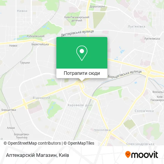 Карта Аптекарскій Магазин