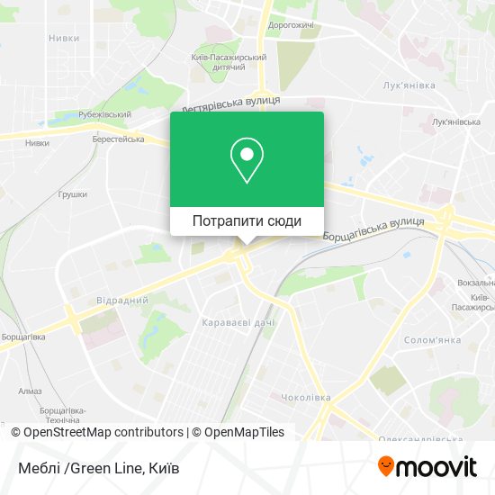 Карта Меблі /Green Line
