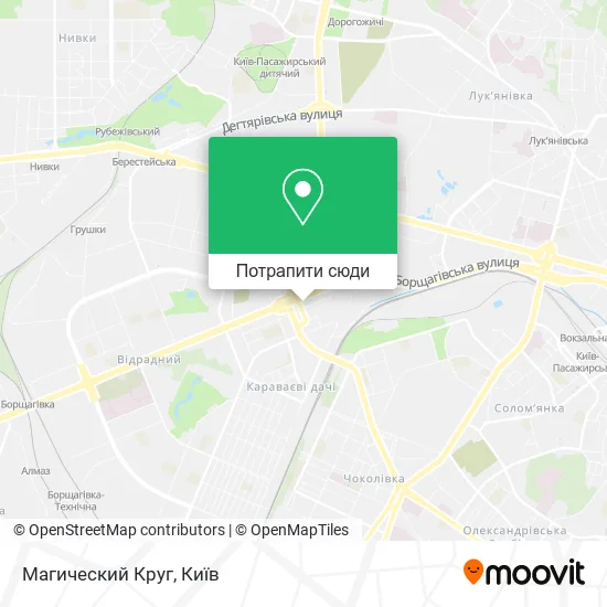 Карта Магический Круг