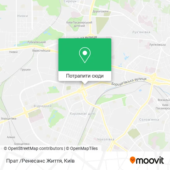 Карта Прат /Ренесанс Життя