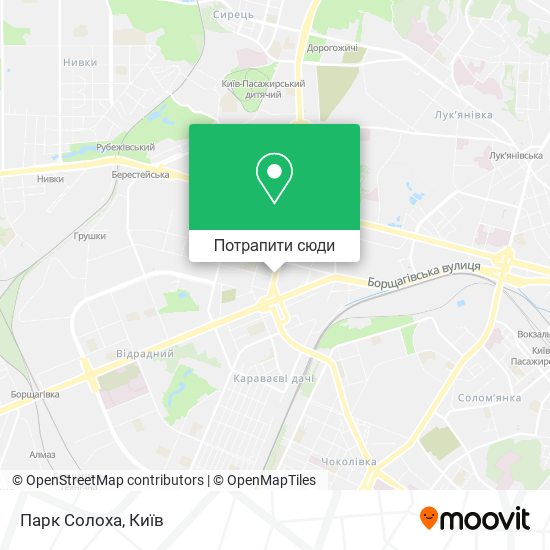 Карта Парк Солоха