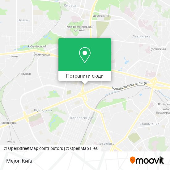 Карта Mejor