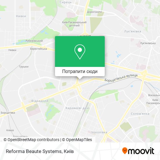 Карта Reforma Beaute Systems