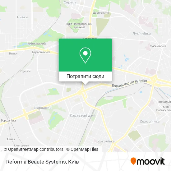 Карта Reforma Beaute Systems