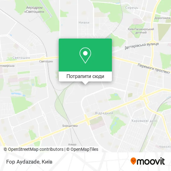 Карта Fop Aydazade