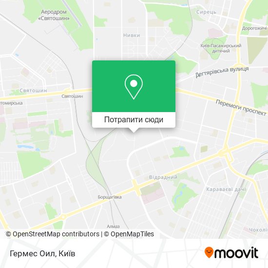 Карта Гермес Оил