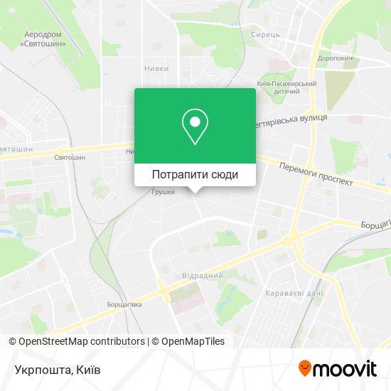 Карта Укрпошта