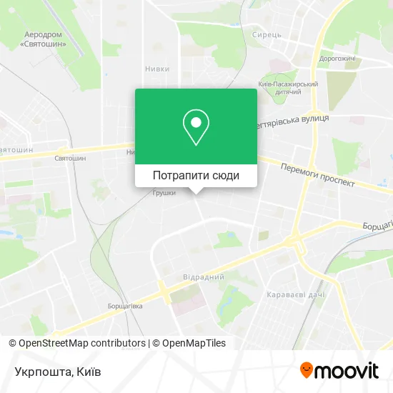 Карта Укрпошта