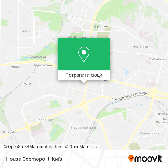 Карта House Cosmopolit
