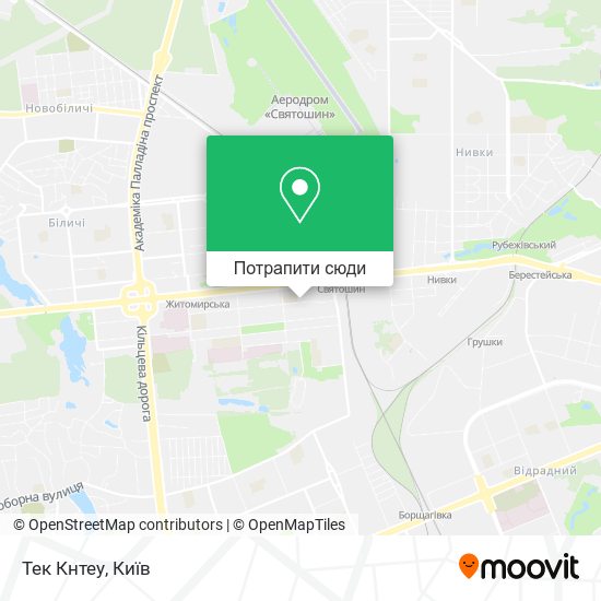 Карта Тек Кнтеу