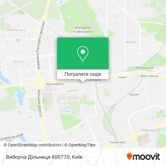 Карта Виборча Дільниця 800770