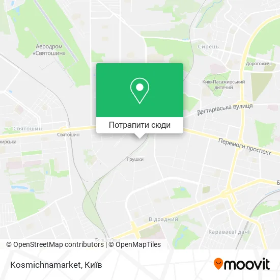 Карта Kosmichnamarket