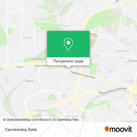 Карта Сантехніка