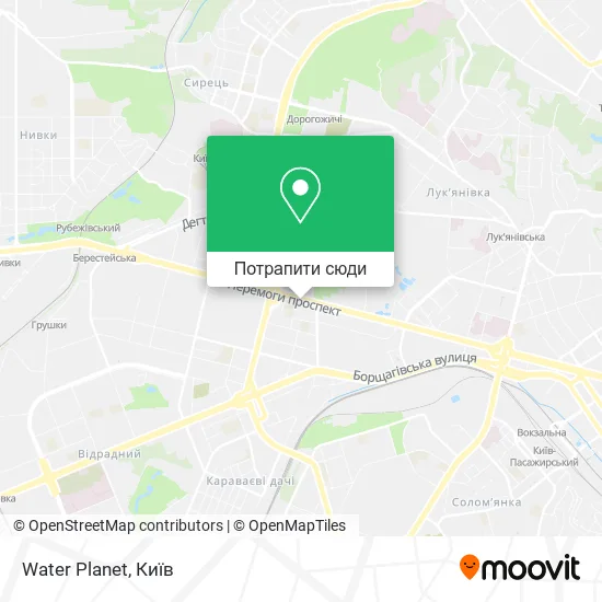 Карта Water Planet