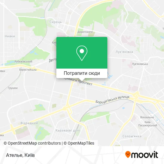 Карта Ателье
